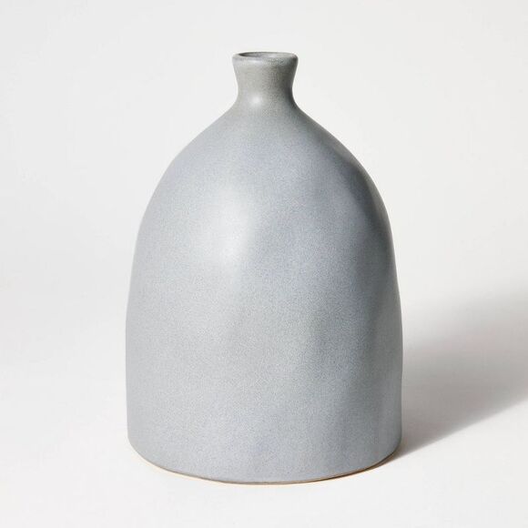 Ceramic Slate Vase Gray - Threshold designed with Gray - Picture 1 of 4